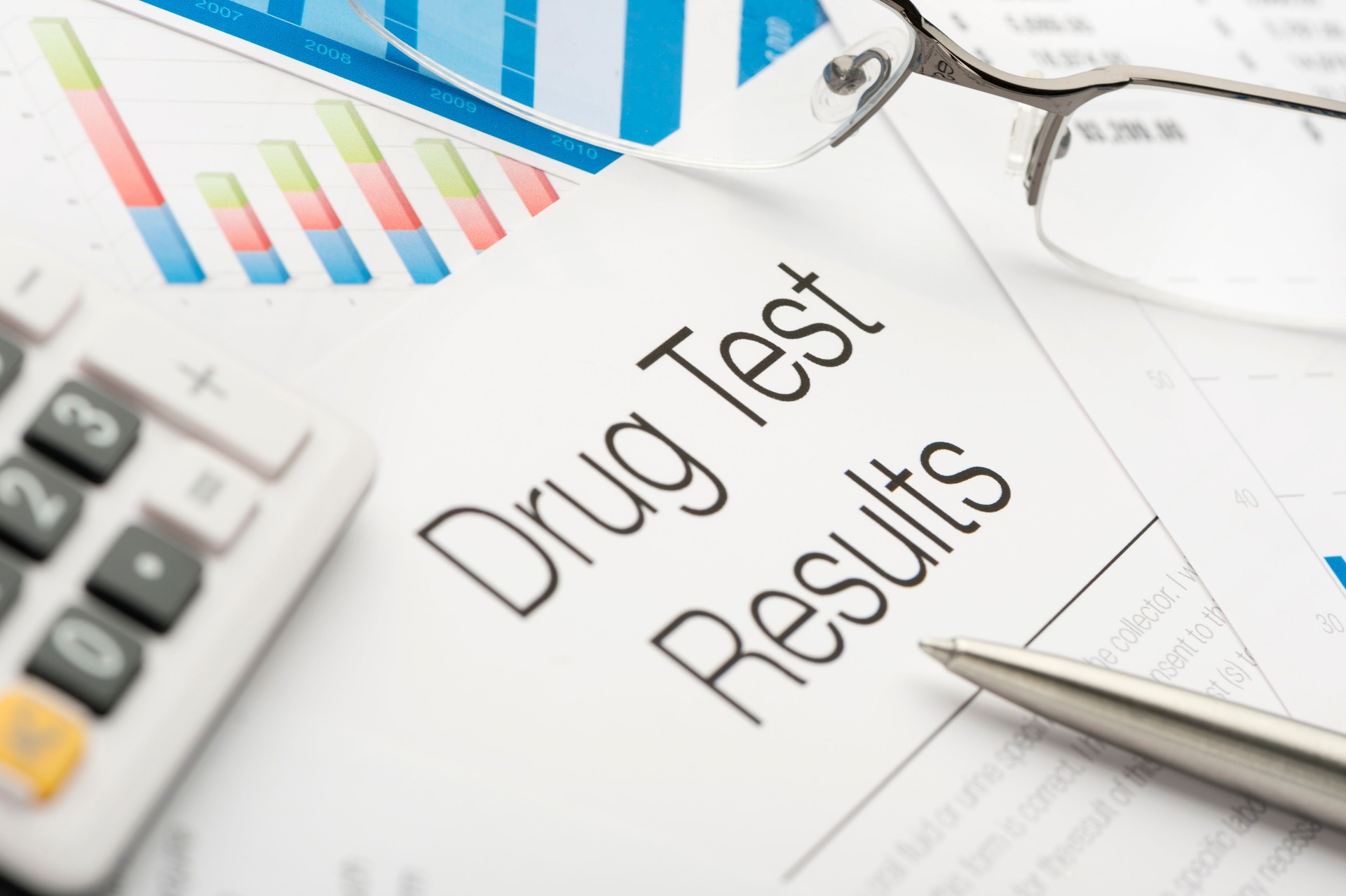 Drug test results